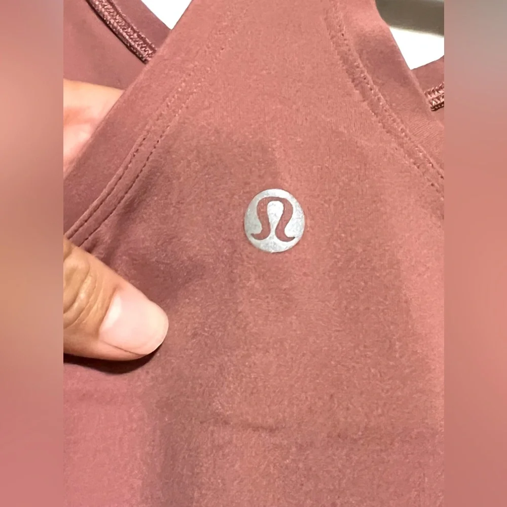 Lululemon Cool Racerback Tank Top Shorter Length Cropped Running Yoga Workout
